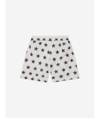 Balmain Boys Star Print Swim Shorts in Ivory plus qu'un jeu 