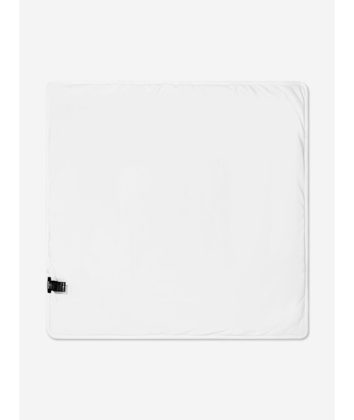 Balmain Baby Cotton Logo Blanket in White france