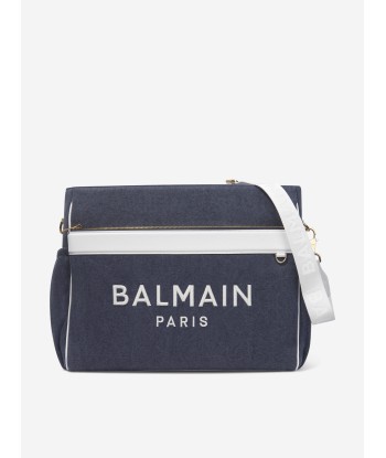 Balmain Baby Logo Changing Bag in Blue (43cm) 50-70% off 