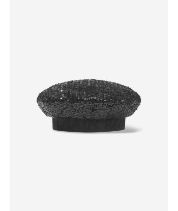 Balmain Girls Beret in Black la colonne vertébrale