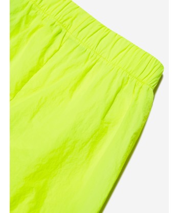 Balmain Boys Fluorescent Logo Swim Shorts in Yellow Comparez plus de prix