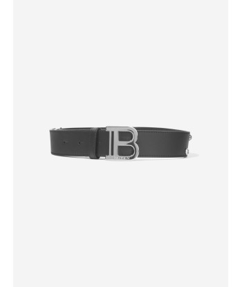 Balmain Girls Leather Belt in Black 50% de réduction en Octobre 2024