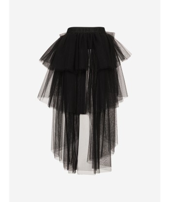 Balmain Girls Occasion Skirt in Black en ligne des produits 