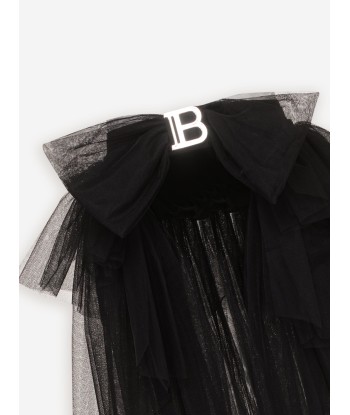 Balmain Girls Occasion Skirt in Black en ligne des produits 