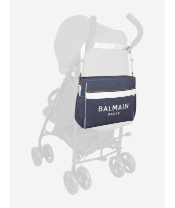 Balmain Baby Logo Changing Bag in Blue (43cm) 50-70% off 