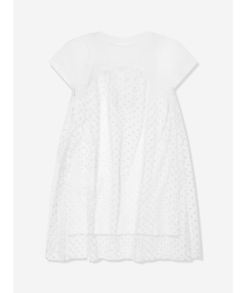 Balmain Girls 2 In 1 Dress in White en ligne