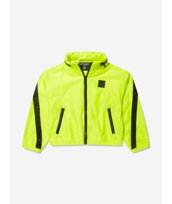 Balmain Boys Fluorescent Zip Up Jacket in Yellow le concept de la Pate a emporter 