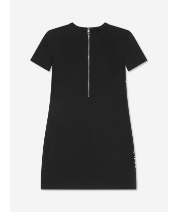 Balmain Girls Diamante Milano Dress in Black livraison gratuite