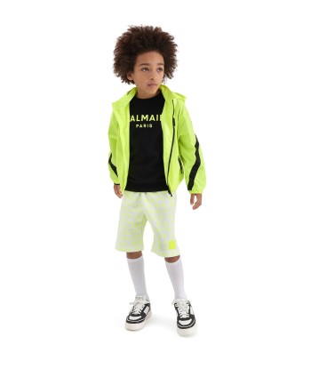 Balmain Boys Fluorescent Zip Up Jacket in Yellow le concept de la Pate a emporter 