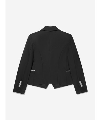 Balmain Girls Wool Suit Jacket in Black l'évolution des habitudes 