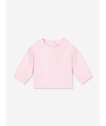 Balmain Baby Girls Logo Sweatshirt in Pink à prix réduit toute l'année