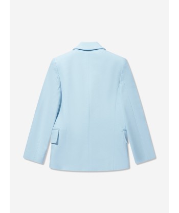 Balmain Boys Suit Jacket in Blue s'inspire de l'anatomie humaine