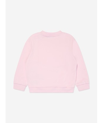 Balmain Girls Logo Sweatshirt in Pink l'évolution des habitudes 