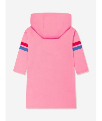 Mini Rodini Girls Adored Hoodie Dress in Pink la chaussure