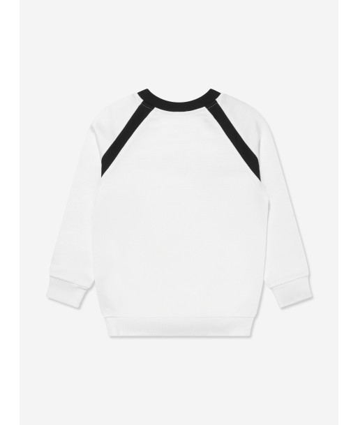 Balmain Boys Logo Sweatshirt in White sélection de produits