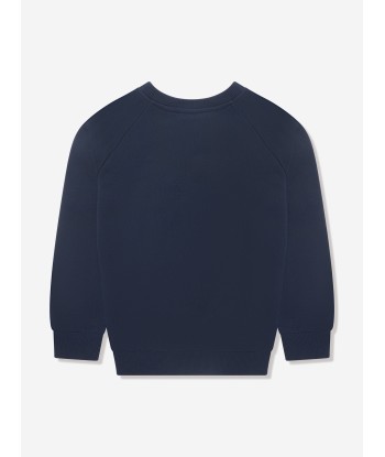 Balmain Boys Logo Sweatshirt in Blue sélection de produits