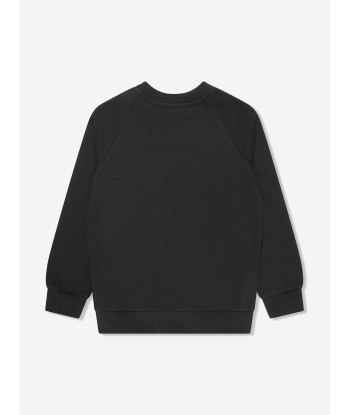 Balmain Boys Logo Sweatshirt in Black Découvrez la collection