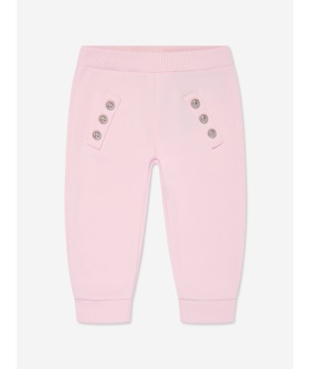 Balmain Baby Girls Button Joggers in Pink sélection de produits