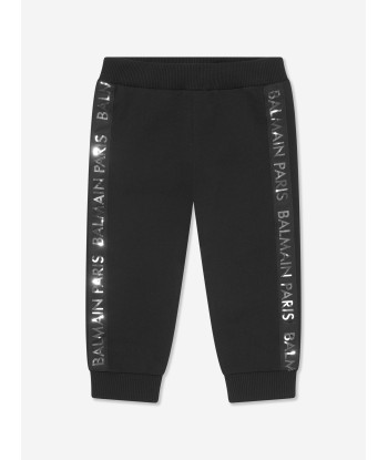 Balmain Baby Boys Logo Joggers in Black À commander