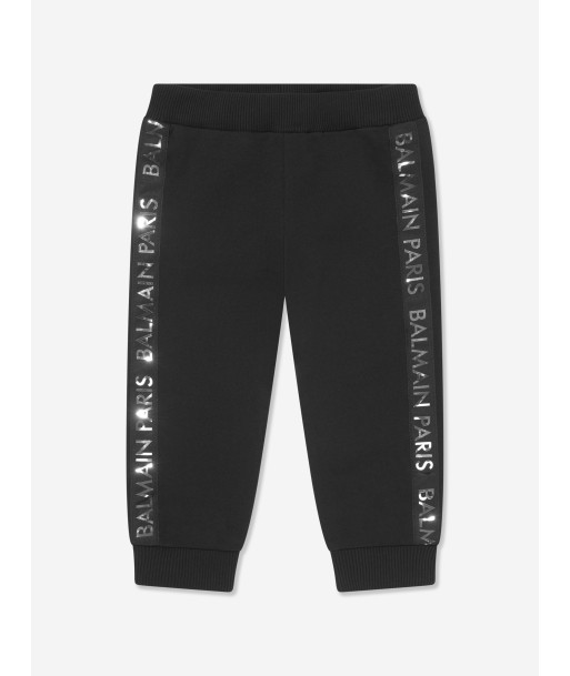 Balmain Baby Boys Logo Joggers in Black À commander