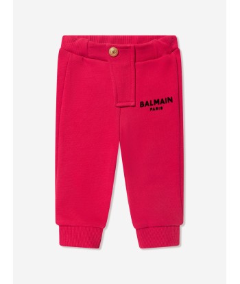 Balmain Baby Boys Logo Joggers in Red rembourrage situé sous