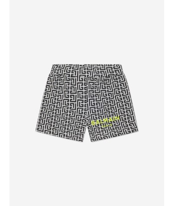 Balmain Baby Boys Logo Shorts in Black sur le site 