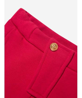 Balmain Baby Boys Logo Joggers in Red rembourrage situé sous