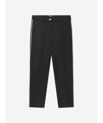 Balmain Girls Wool Suit Trousers in Black En savoir plus