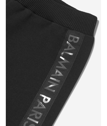 Balmain Baby Boys Logo Joggers in Black À commander