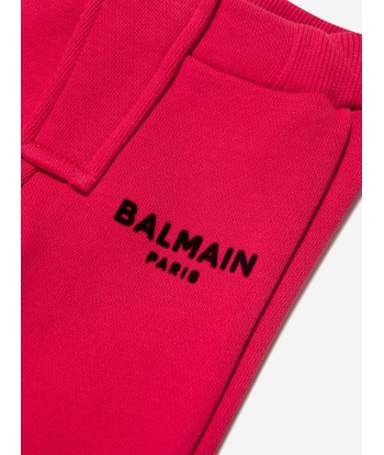 Balmain Baby Boys Logo Joggers in Red rembourrage situé sous