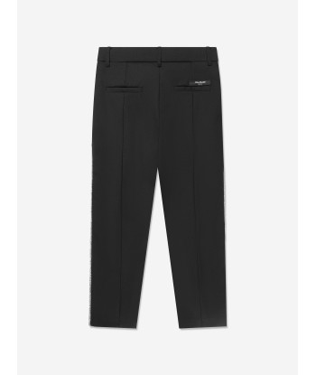 Balmain Girls Wool Suit Trousers in Black En savoir plus