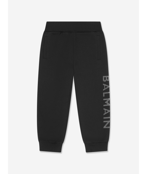 Balmain Boys Logo Joggers in Black Amélioration de cerveau avec