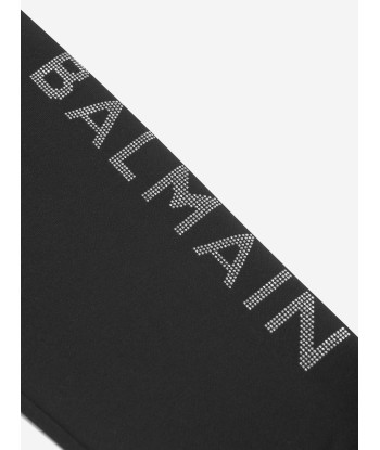 Balmain Boys Logo Joggers in Black Amélioration de cerveau avec