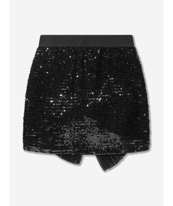 Balmain Girls Bow Skirt in Black rembourrage situé sous