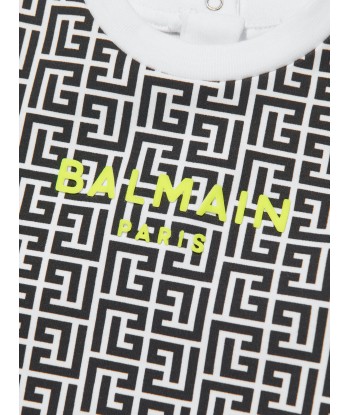 Balmain Baby Boys Logo T-Shirt in Black en ligne des produits 