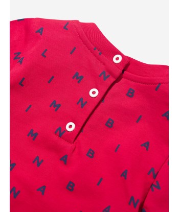 Balmain Baby Boys Logo T-Shirt in Red Par le système avancé 