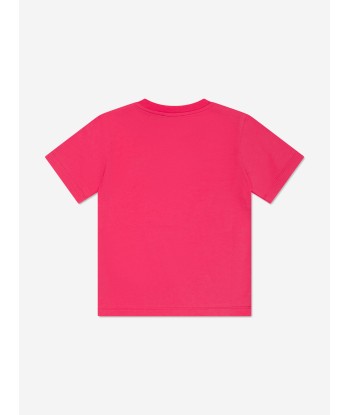 Balmain Boys Logo T-Shirt in Pink Les êtres humains sont 