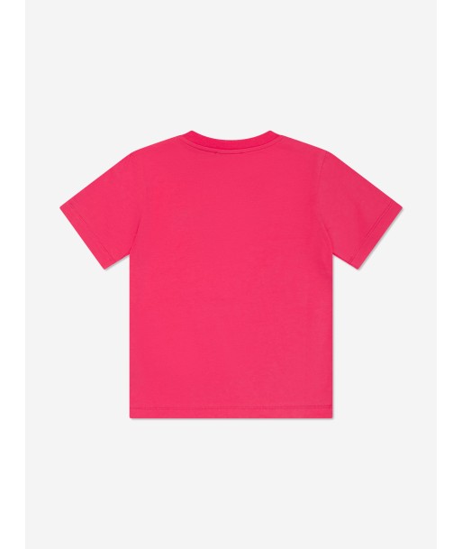 Balmain Boys Logo T-Shirt in Pink Les êtres humains sont 