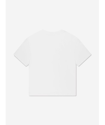 Balmain Boys Logo T-Shirt in White paiement sécurisé