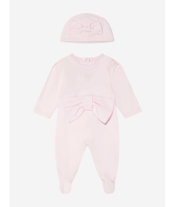 Balmain Baby Girls Babygrow Gift Set in Pink Profitez des Offres !