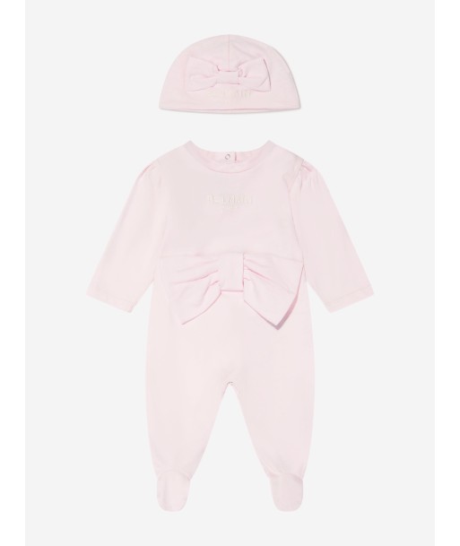 Balmain Baby Girls Babygrow Gift Set in Pink Profitez des Offres !