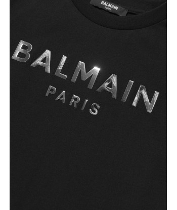 Balmain Boys Logo T-Shirt in Black shop