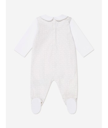 Balmain Baby Boys Babygrow Gift Set in Beige pas cheres