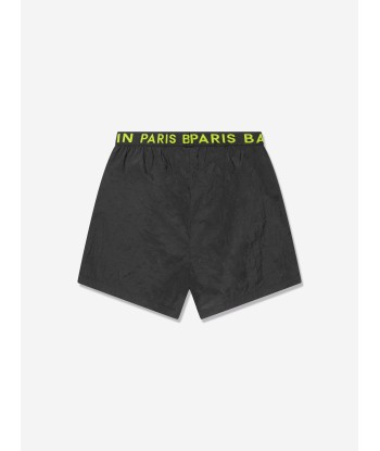 Balmain Boys Logo Swim Shorts in Black pour bénéficier 