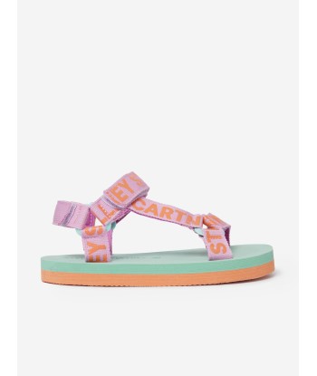 Stella McCartney Girls Logo Sandals in Multicolour Economisez 