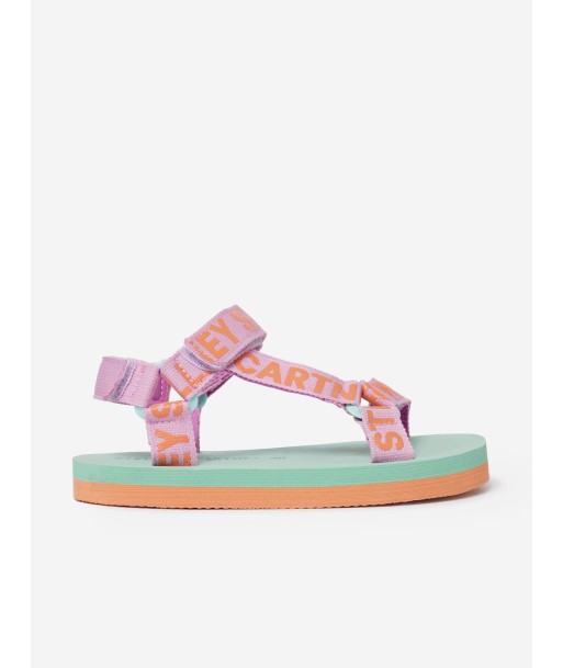 Stella McCartney Girls Logo Sandals in Multicolour Economisez 