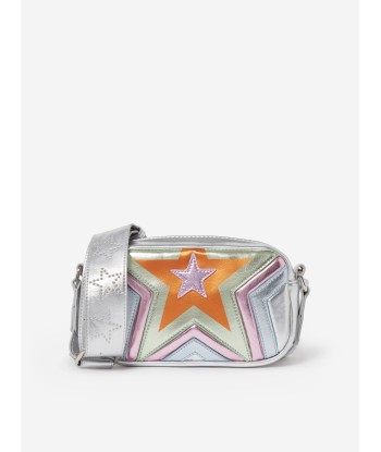 Stella McCartney Girls Star Shoulder Bag in Silver (18cm) Comparez et commandez 