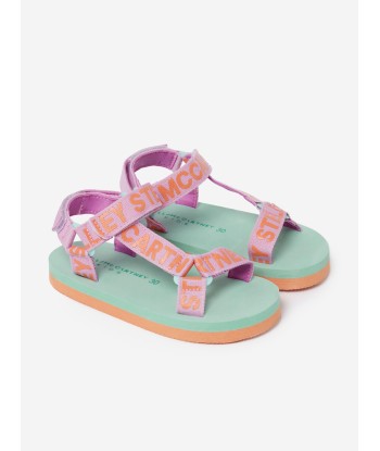 Stella McCartney Girls Logo Sandals in Multicolour Economisez 