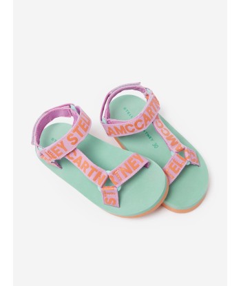 Stella McCartney Girls Logo Sandals in Multicolour Economisez 