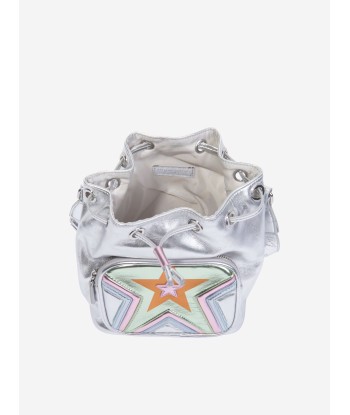 Stella McCartney Girls Star Bucket Bag in Silver (18cm) Voir les baskets